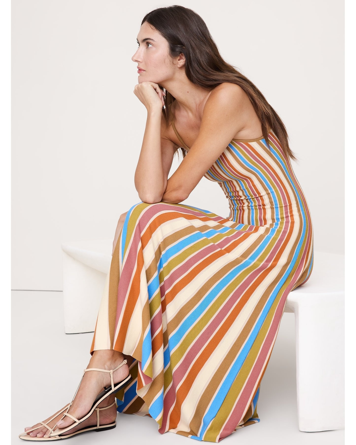 Stripe Maxi Dress