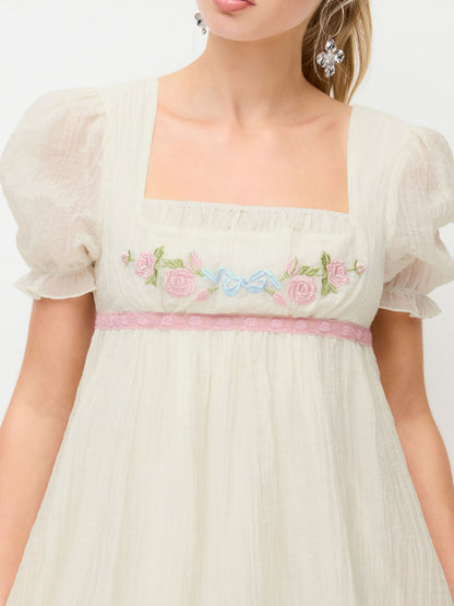 Milkmaid Mini Dress