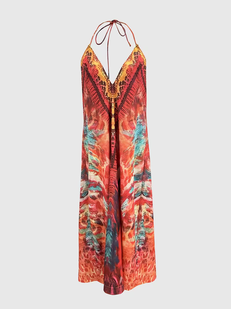 Bohemian Halter Dress