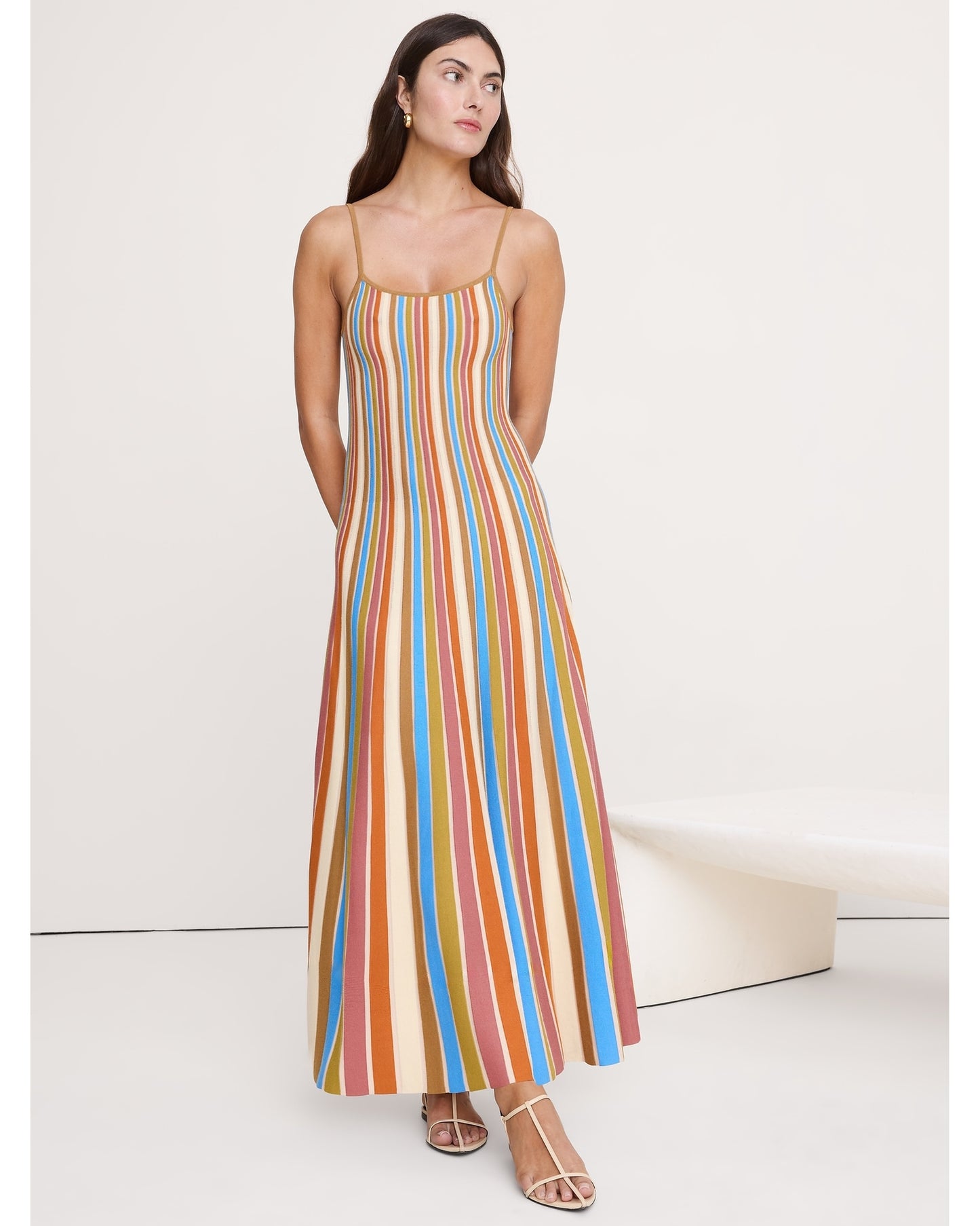 Stripe Maxi Dress