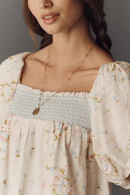 Puff Sleeve Babydoll Dress