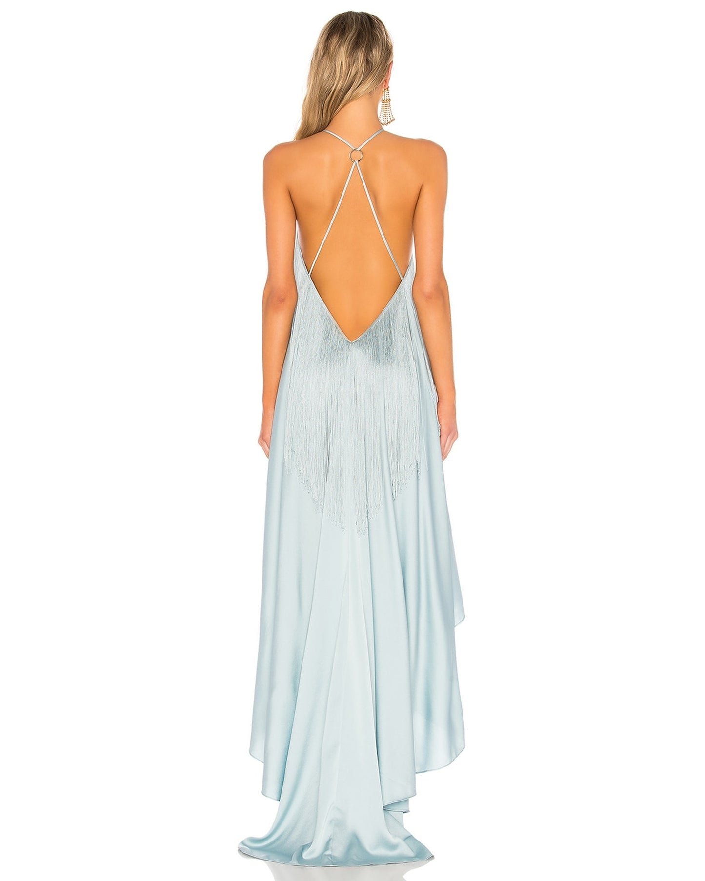 Blue Fringe Dress