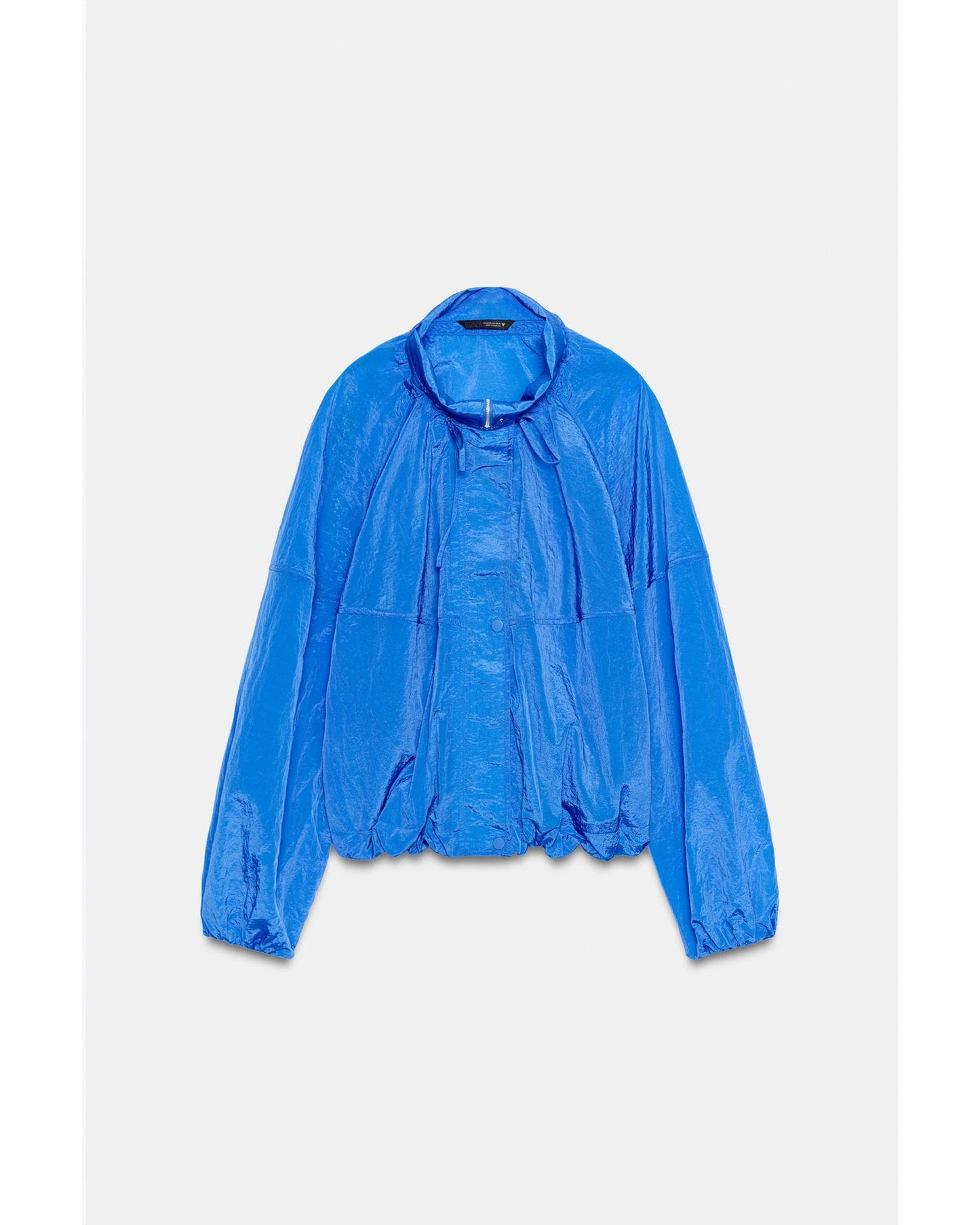 Blue Gathered Jacket