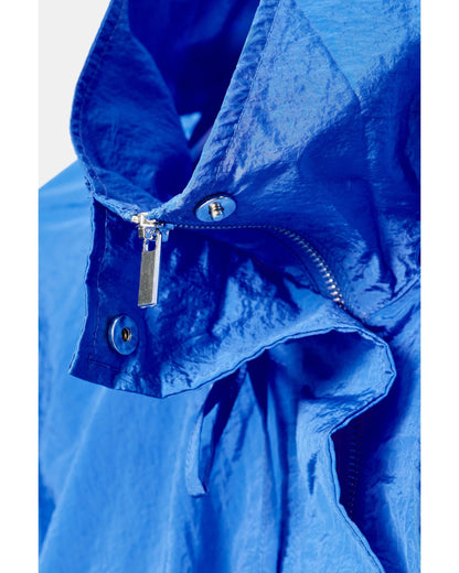 Blue Gathered Jacket