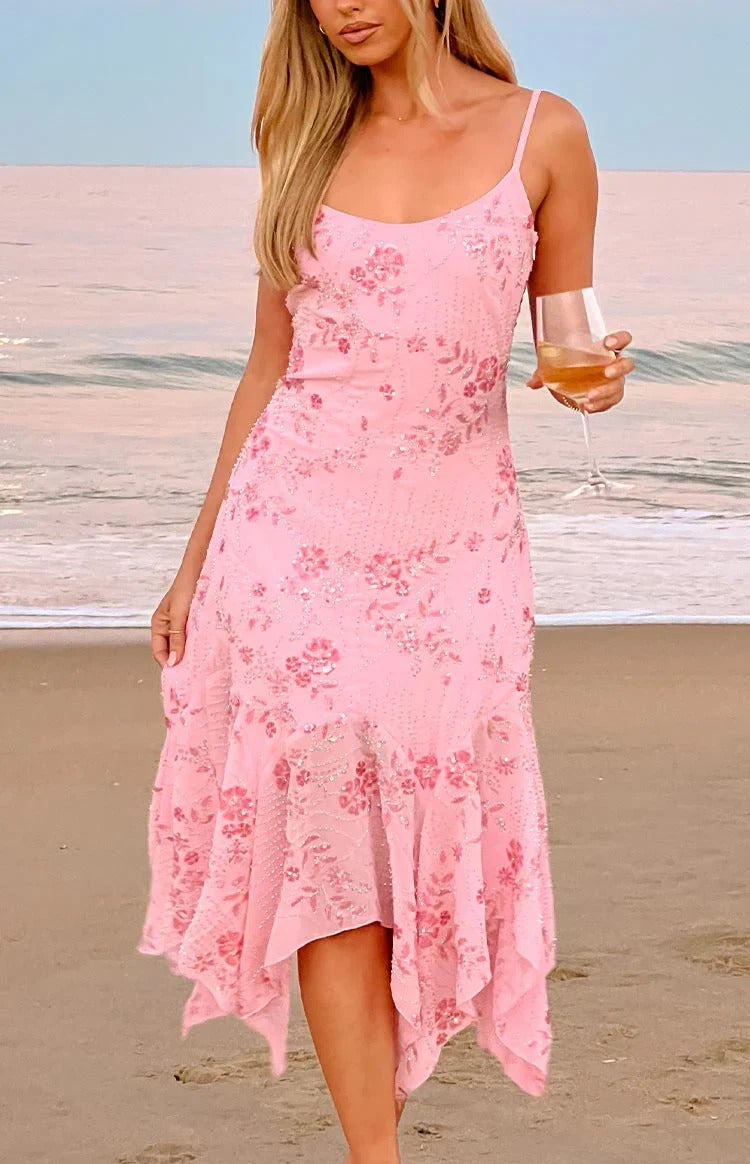 Sequin Midi Dress